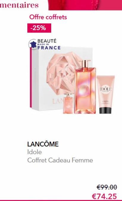 coffret cadeau Lancôme