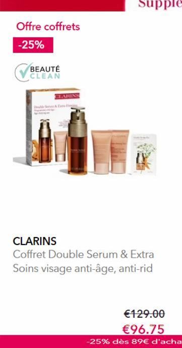 sérum Clarins