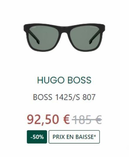 HUGO BOSS  BOSS 1425/S 807  92,50 €185 €  -50% PRIX EN BAISSE* 
