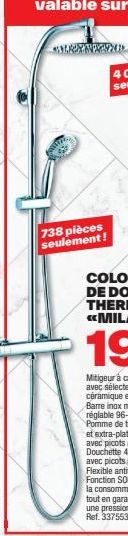 738 pièces seulement! 