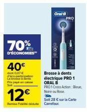 brosse à dents électrique Carrefour