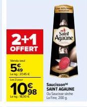 saucisse sèche Saint Agaune