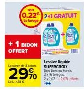 2+1 GRATUIT : Supercroix Bora Bora ou Maroc, 3x46L pour seulement 478€ !