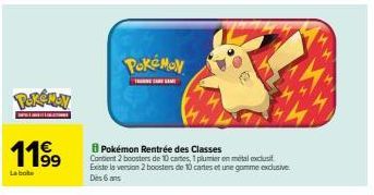 rentrée scolaire Pokemon