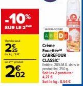 crème Carrefour