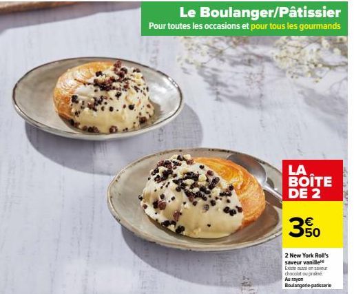 Essayez la Boîte 2/3 de New York Roll's - Vanille, Chocolat et Praline - à prix réduit!