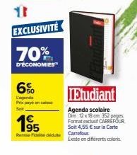 agenda scolaire Carrefour