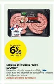 labu viande rovine france: charcuterie saucisse de toulouse 800g, 695 lekg, 8,80€ - 8 saucisses de toulouse ou 8 saucisses de toulo.
