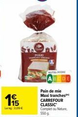 pain de mie Carrefour