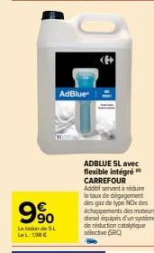 Profitez de 9% de réduction sur le Bidon de 5L AdBlue® SL avec Flexible Intégré ! 196€ chez Carrefour
