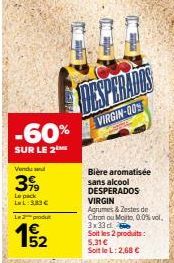 Desperados Moto 0.0% Vol au Prix Exceptionnel de 383€ - 60% de Réduction sur le Pack de 3x33d!