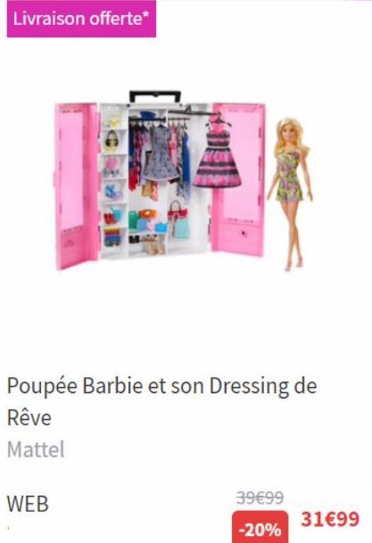 poupée Barbie Barbie