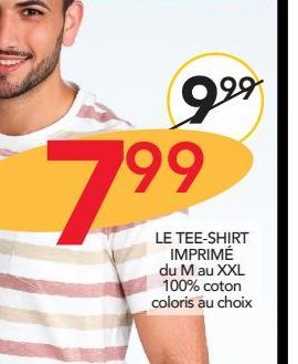 Le T-shirt imprimé