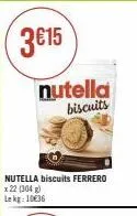 biscuits nutella