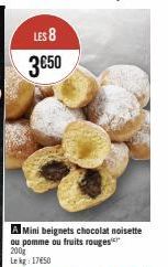 Mini Beignets Chocolat Noisette/Pomme/Fruits Rouges - 3€50 - Lek17650