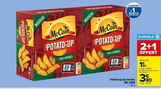 McCain Potato-up aux herbes 180g : Nouveau et Foreniranja #8 à petit prix !