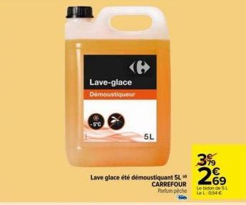 Promo CARREFOUR : Le Lave-glace Démoustiqueur 5L à seulement 269€ ! Testé jusqu'à -5°C.