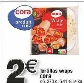 Wraps de Bi Cora à Seulement 2€ ! 370g pour 5,41€/kg