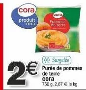 pommes de terre cora