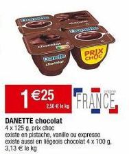 chocolat Danette