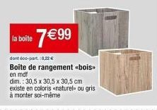 Boîte de rangement 