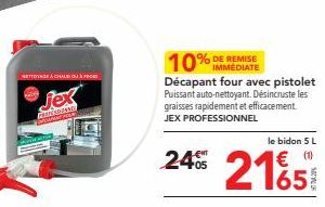 Nettoie et Désincruste Rapidement avec le Décapant Four JEX Professional et économise 24%!