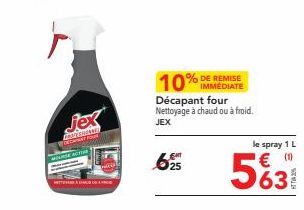 Achetez Jex GOPRERINNE Wraca ACTR et obtenez 1L de Spray Décapant JEX avec une réduction de 63 € ! Nettoyage à chaud ou à froid !