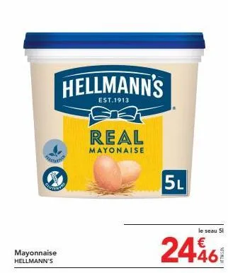 le seau de réalité: 5l hellmann's mayonnaise depuis 1913