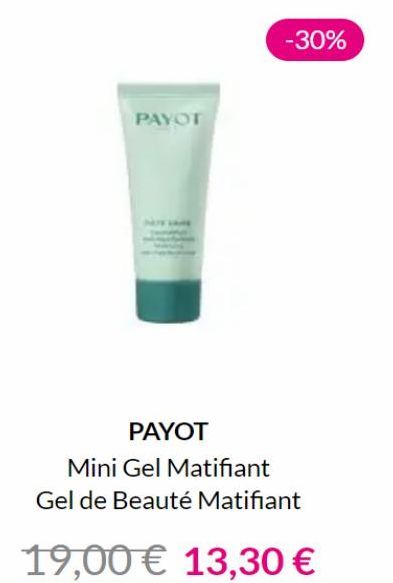 PAYOT  -30% 