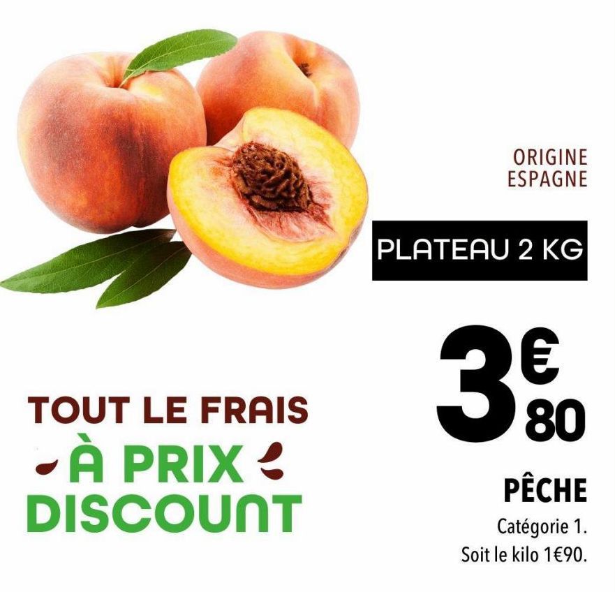 Pêche Espagnole Catégorie 1 - 2 kg à 1€90 le Kilo - Prix de 80€ - Promo Exceptionnelle!