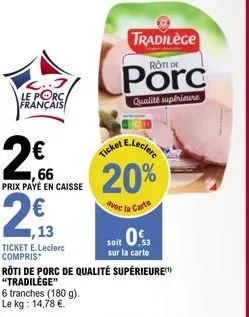 rôti de porc 