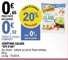 salade e.leclerc