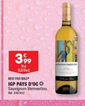 75d 5.32 Cell Sauvignon-Vermentino | Promo 3,99 | MIDI PAR MAS | 5007432 | IGP Pays d'Oc.