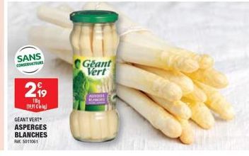 asperges blanches Géant Vert