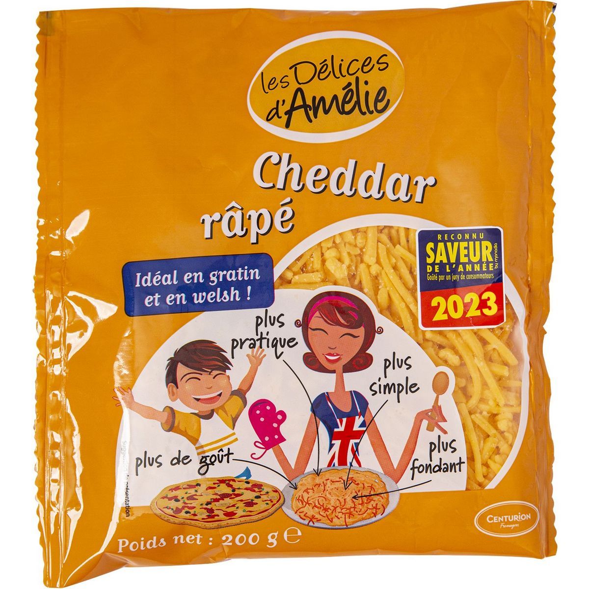 CHEDDAR RÂPÉ LES DÉLICES D'AMÉLIE