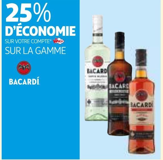 SUR LA GAMME BACARDÍ