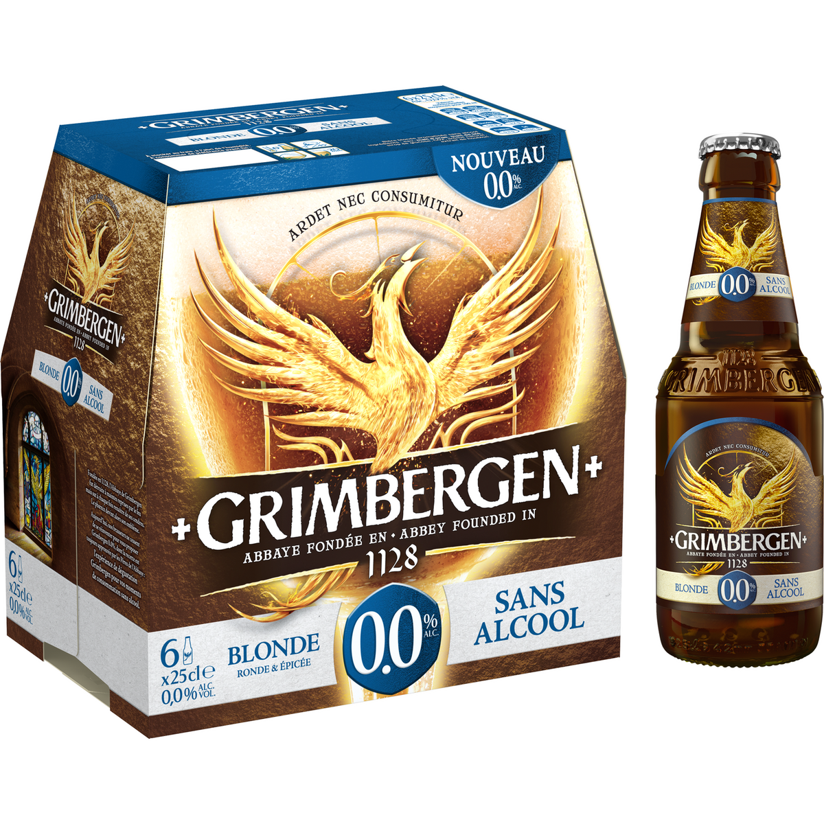 BIÈRE BLONDE GRIMBERGEN SANS ALCOOL