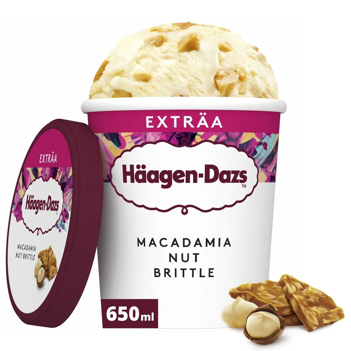 pot de glace macadamia nut brittle exträa plaisir häagen dazs