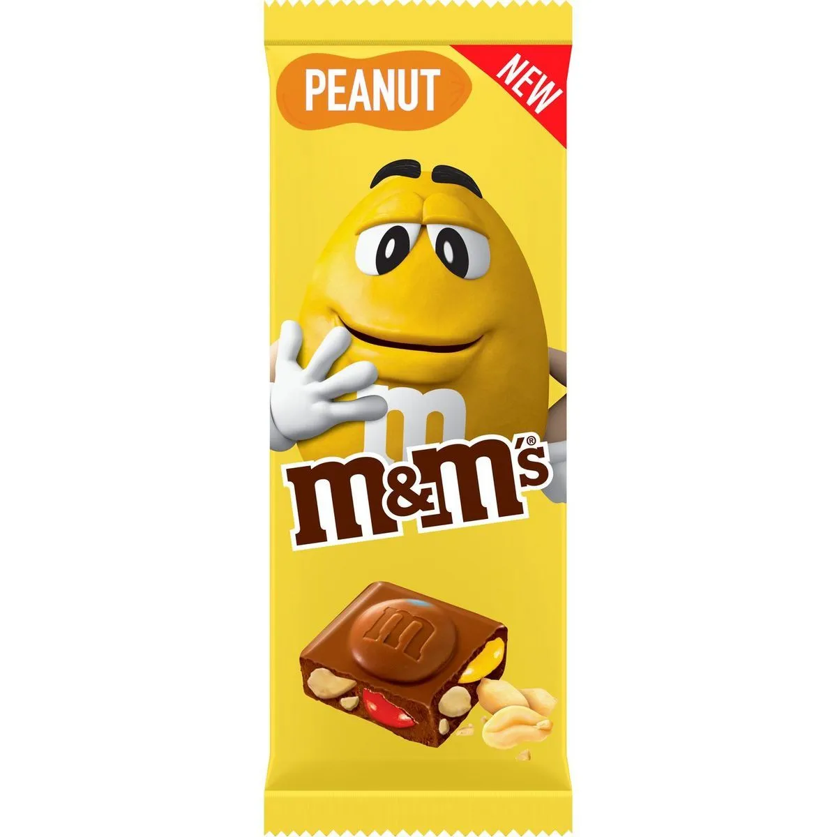 tablettes de chocolat peanut m&m's