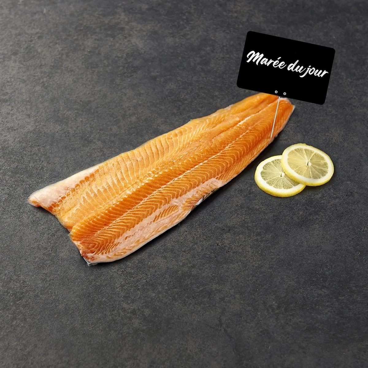 filet de saumon atlantique filière auchan "cultivons le bon"