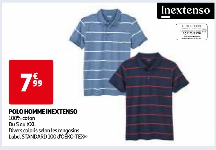 POLO HOMME INEXTENSO