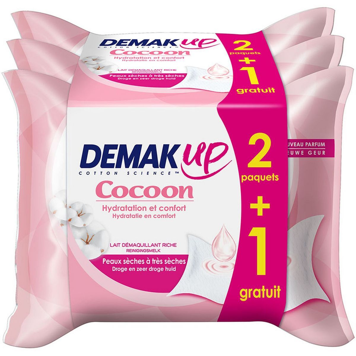 LINGETTES DÉMAQUILLANTES DEMAK'UP