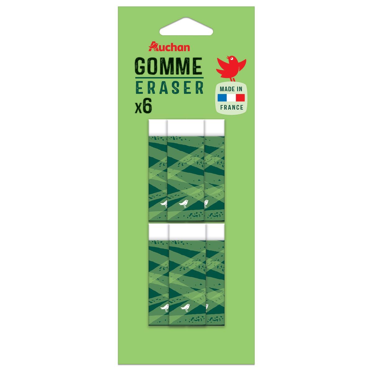 6 GOMMES AUCHAN