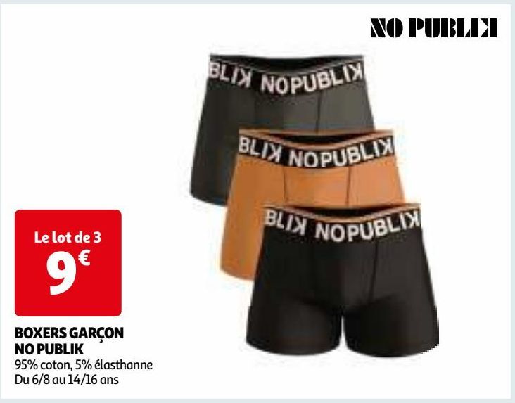 BOXERS GARÇON NO PUBLIK