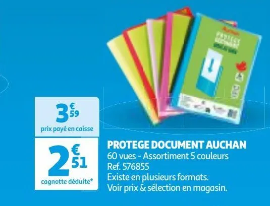 protege document auchan