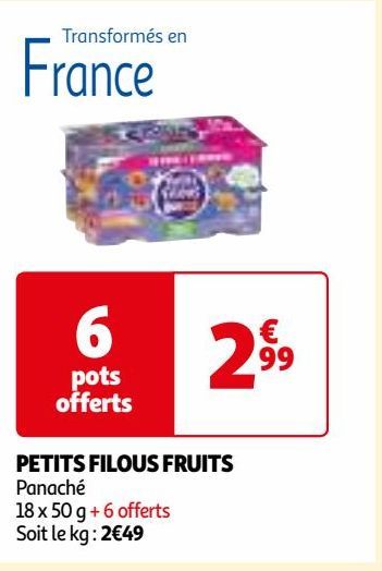 PETITS FILOUS FRUITS