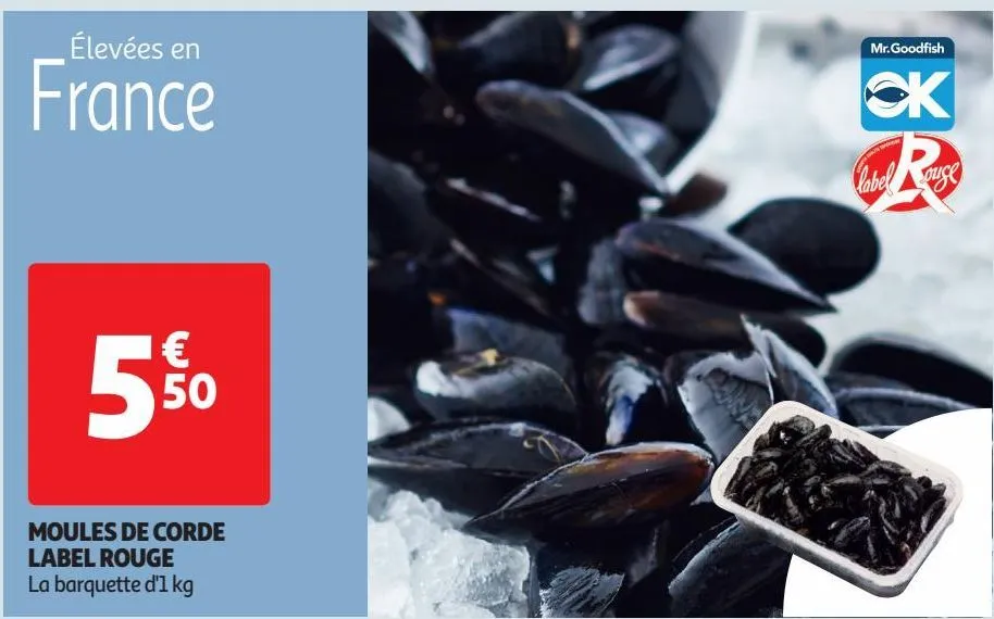 moules de corde label rouge