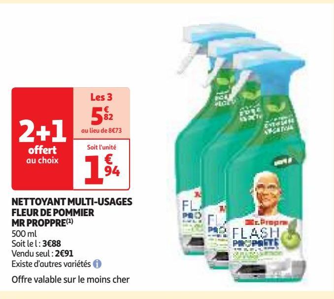 NETTOYANT MULTI-USAGES FLEUR DE POMMIER MR PROPPRE