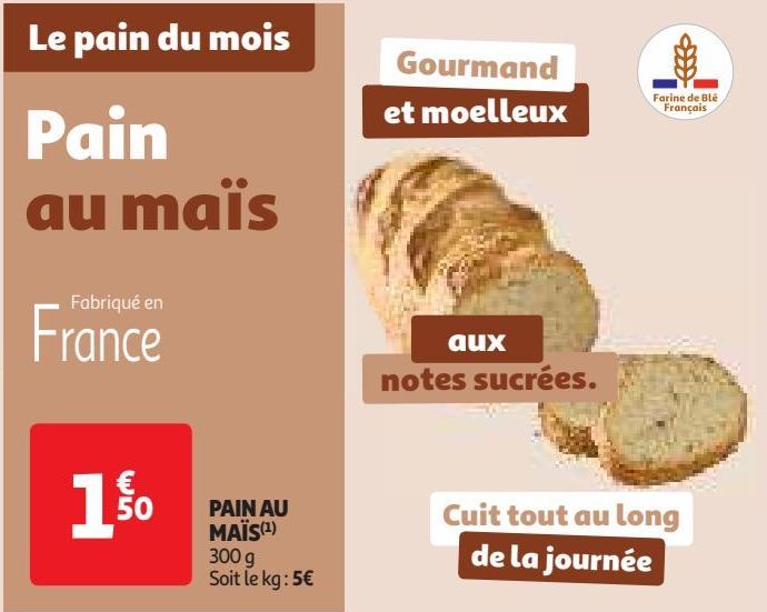 PAIN AU MAÏS