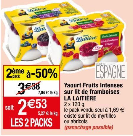 yaourt aux fruits La Laitière
